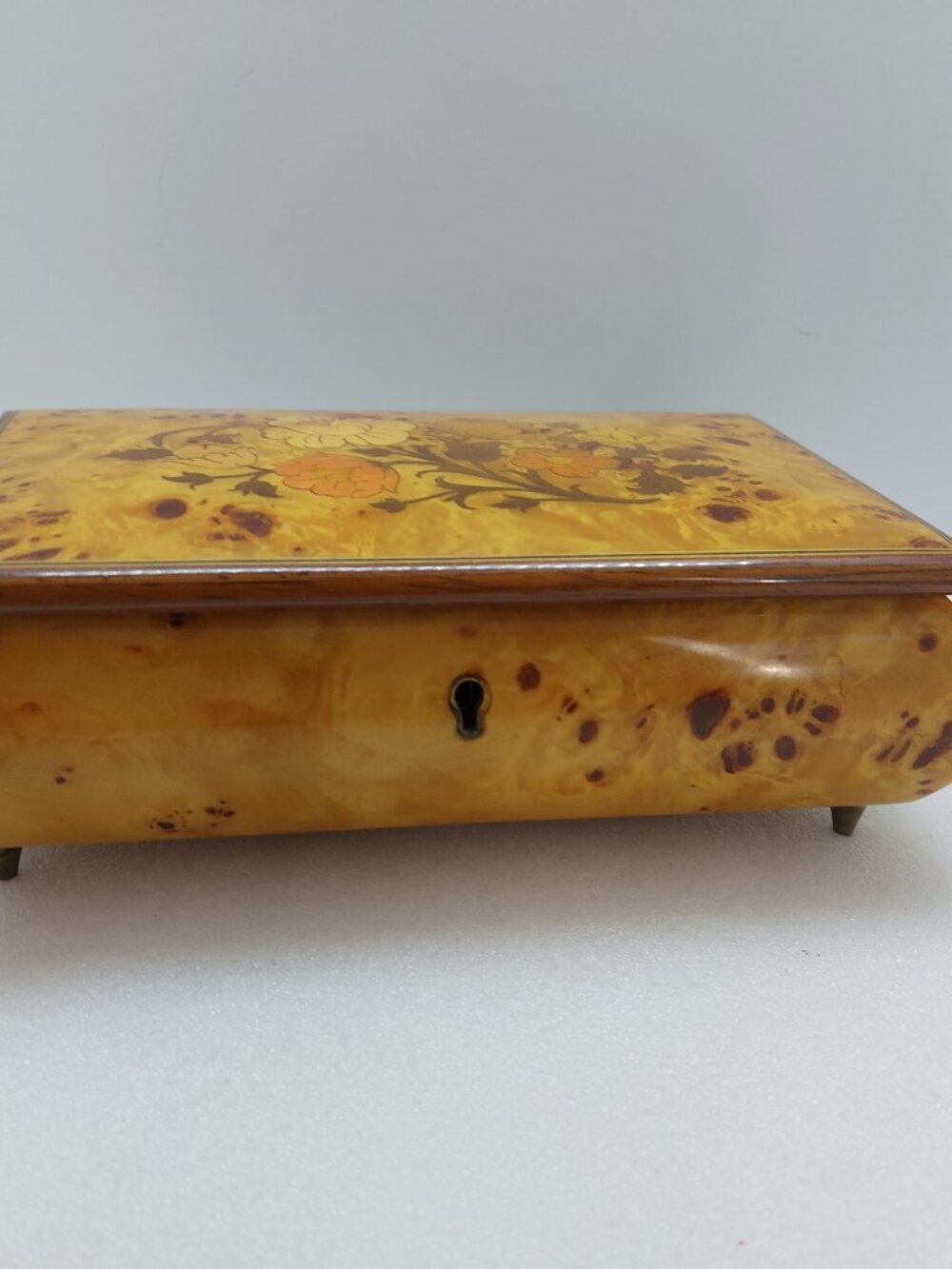 Vintage Italian Musical Reuge Swiss Jewelry Box Lara's Theme Melody Working